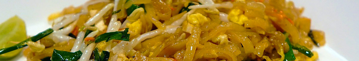 Eating Thai Ukrainian Vegetarian at Yuma Thai Cuisine restaurant in Yuma, AZ.